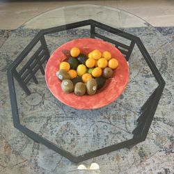 Coffee Table Glass And Metal