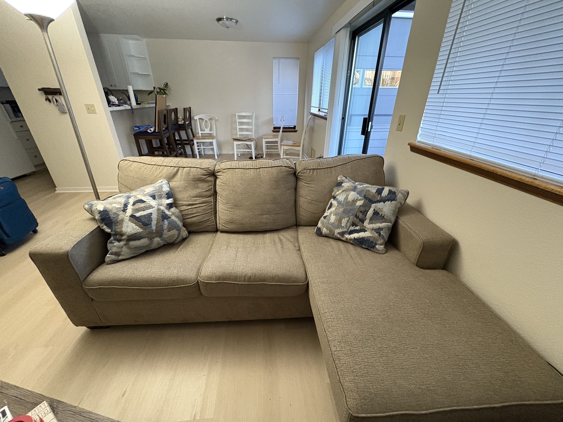 Ashley furniture Sectional With Reversible Chaise