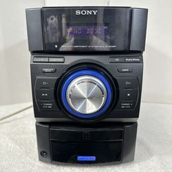 Sony Mini Component Stereo System with radio and CD Player Good Condition-TESTED-Plays Well