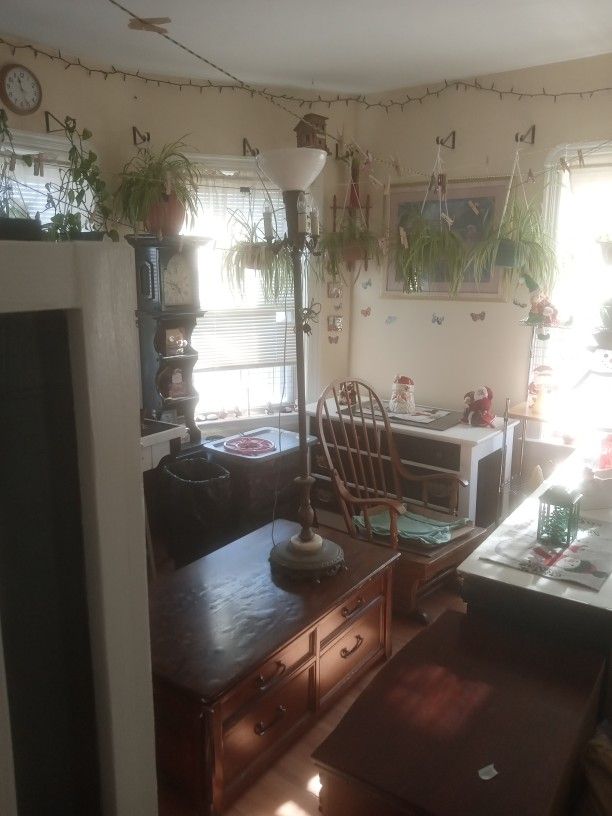 Vintage Lamp. Rash And Marble Very Beautiful.