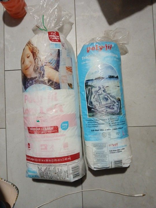2 Bags Full Of Batting