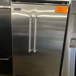 Viking Stainless Steel Built In Refrigerator 12H67