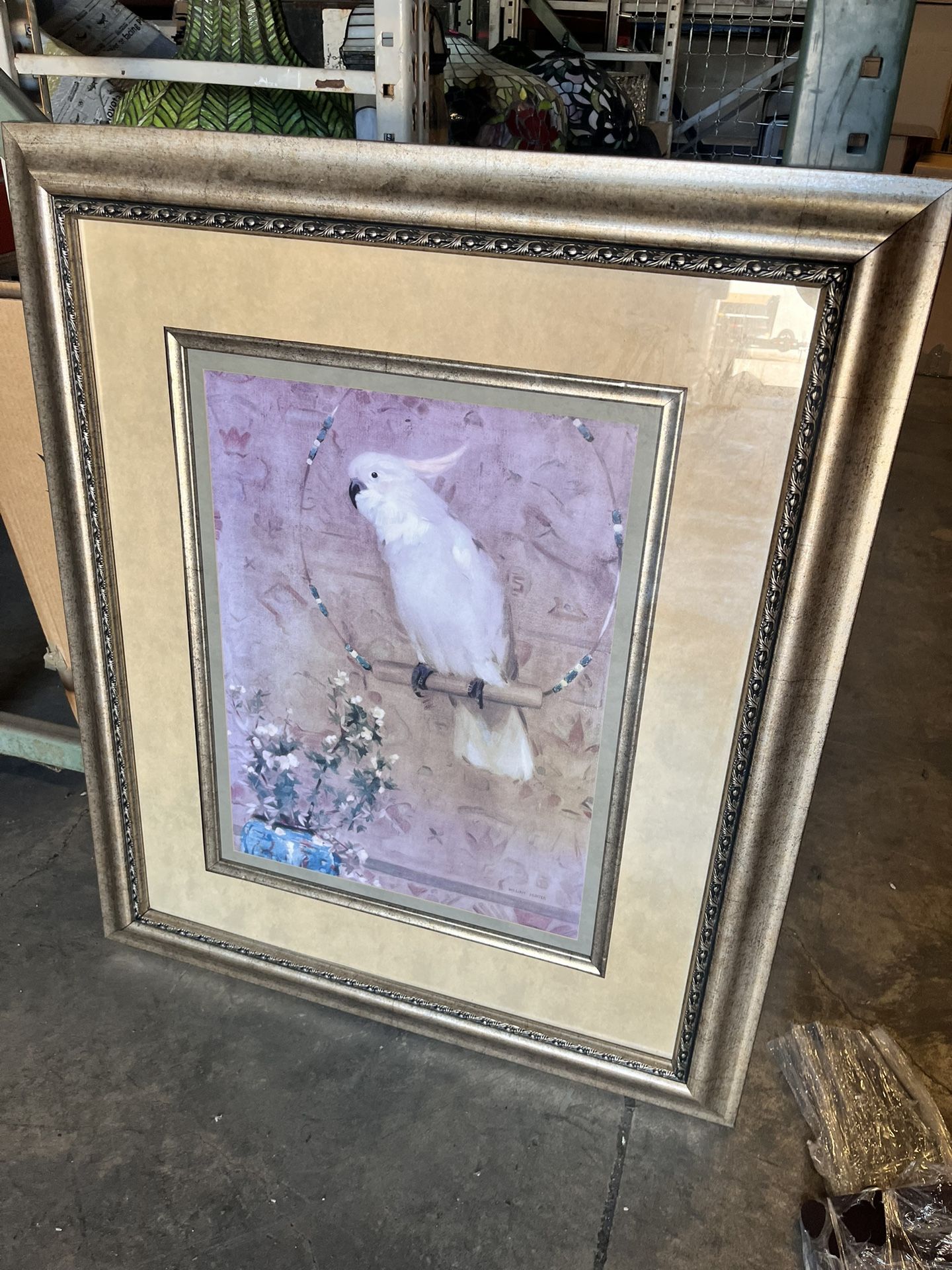 Watercolor painting, very well framed