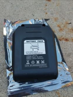 20V Lithium Battery Pack 2500mAh