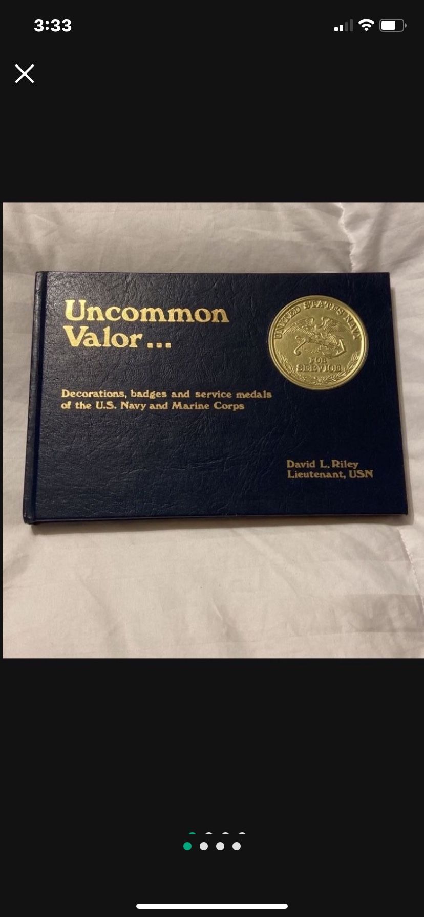 Vintage Uncommon Valor Medals Of U.S. Navy And Marines