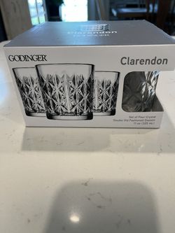 Godinger Clarendon Old Fashioned Glasses