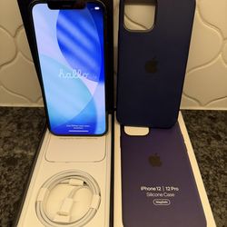 iPhone 12 Pro 256GB.  Pacific Blue. Unlocked (Was Verizon) + Extras. See Desc