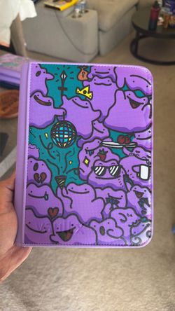 4 Pocket Purple Binder featuring Ditto (Read Description)