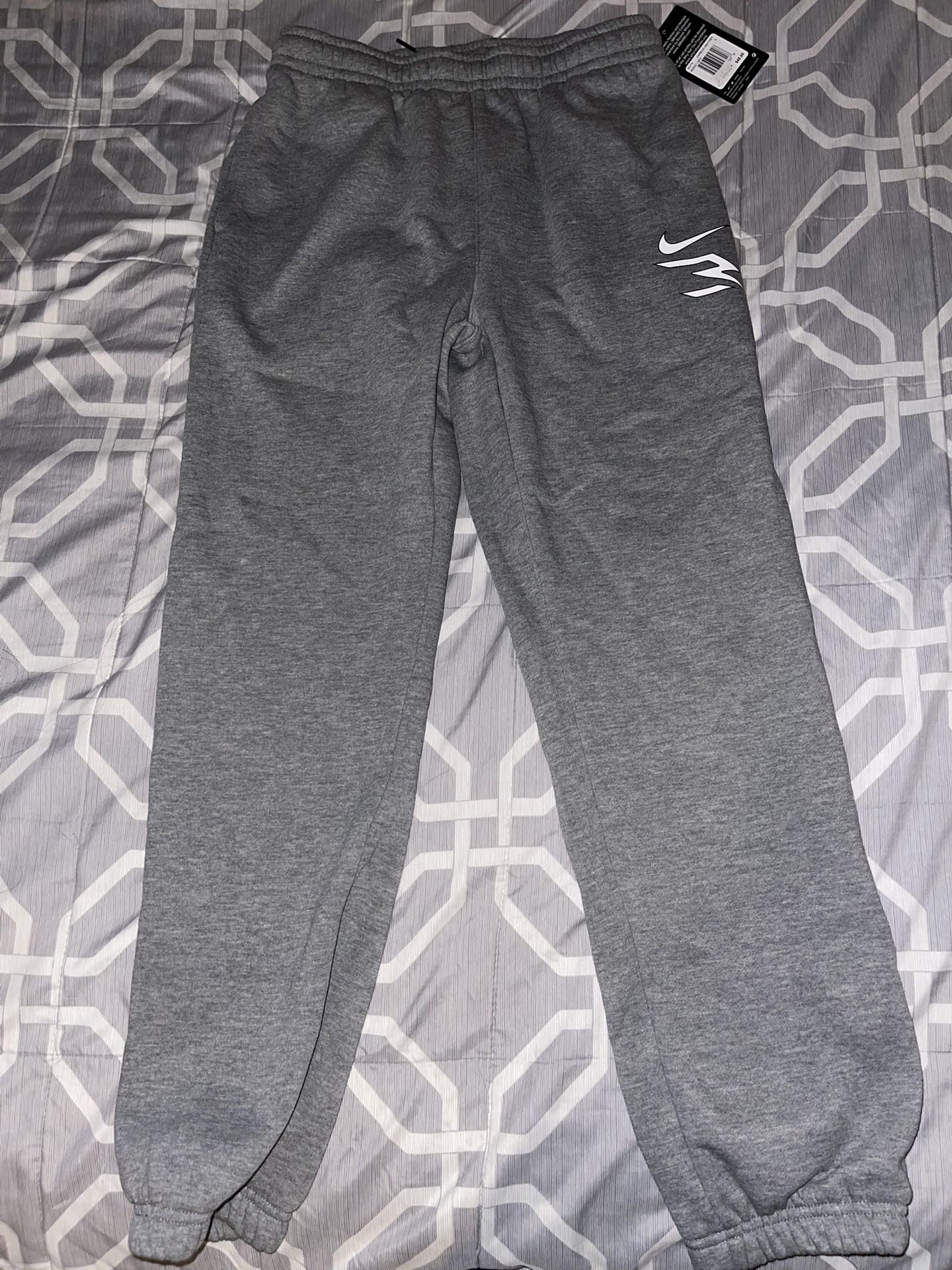 Nike 3BRAND by Russell Wilson Big Boys Cinched Fleece Jogger Pant (size L)