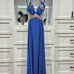 New With Tag Royal Blue Formal Dress