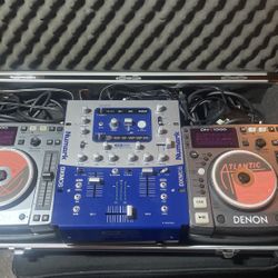 DJ Cd Players And Control Plus Case