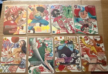 Round 1 One Piece Card Set Of 8 English Promo Card Set