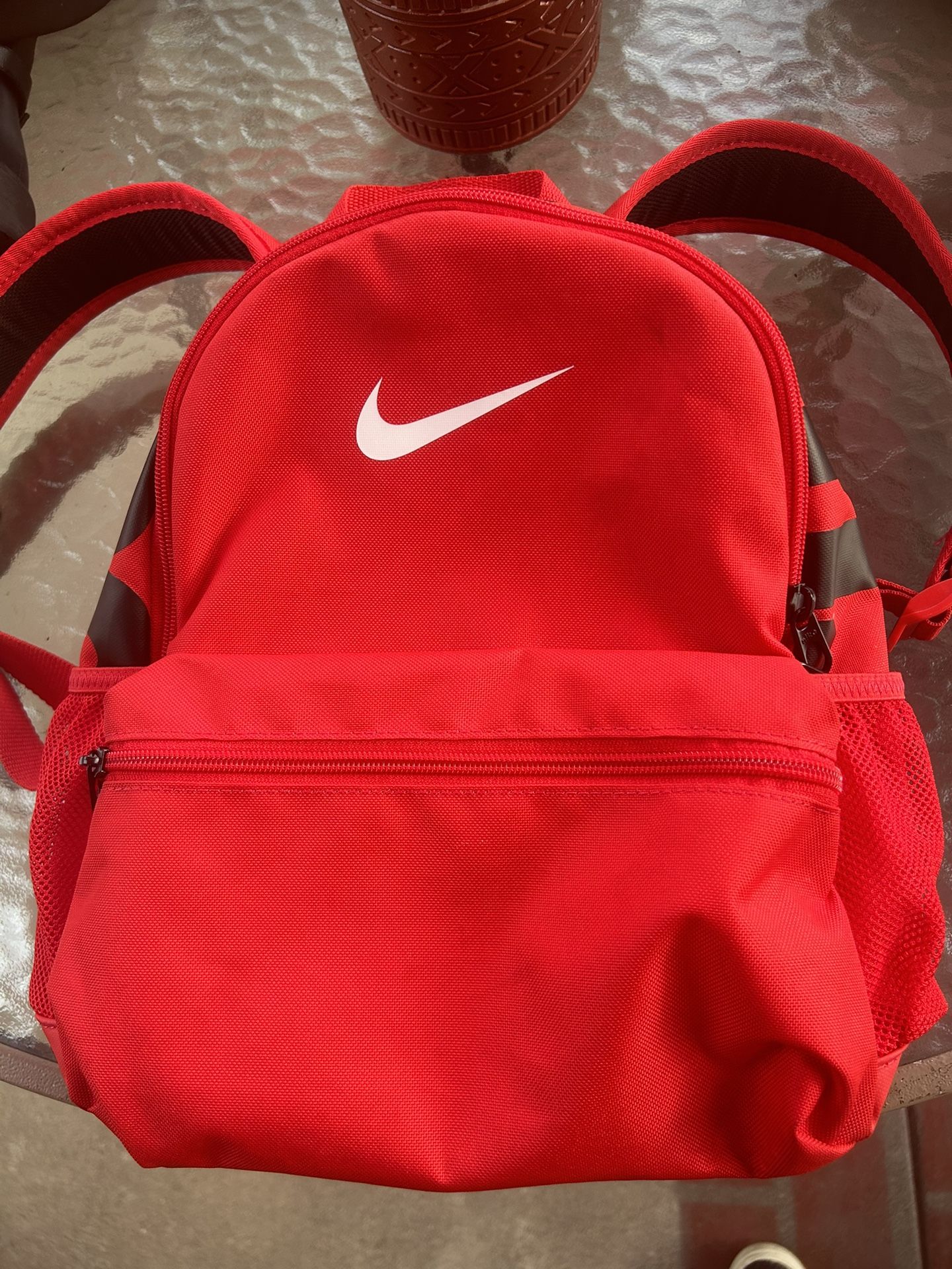 Nike Red Back Pack 13” Tall, & 13” Wide , New $15.00