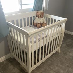 Baby White Crib