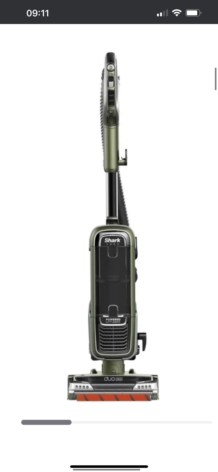 Shark APEX Duo Clean with Self-Cleaning Brush Roll Powered Lift-Away Upright Vacuum, AZ1000