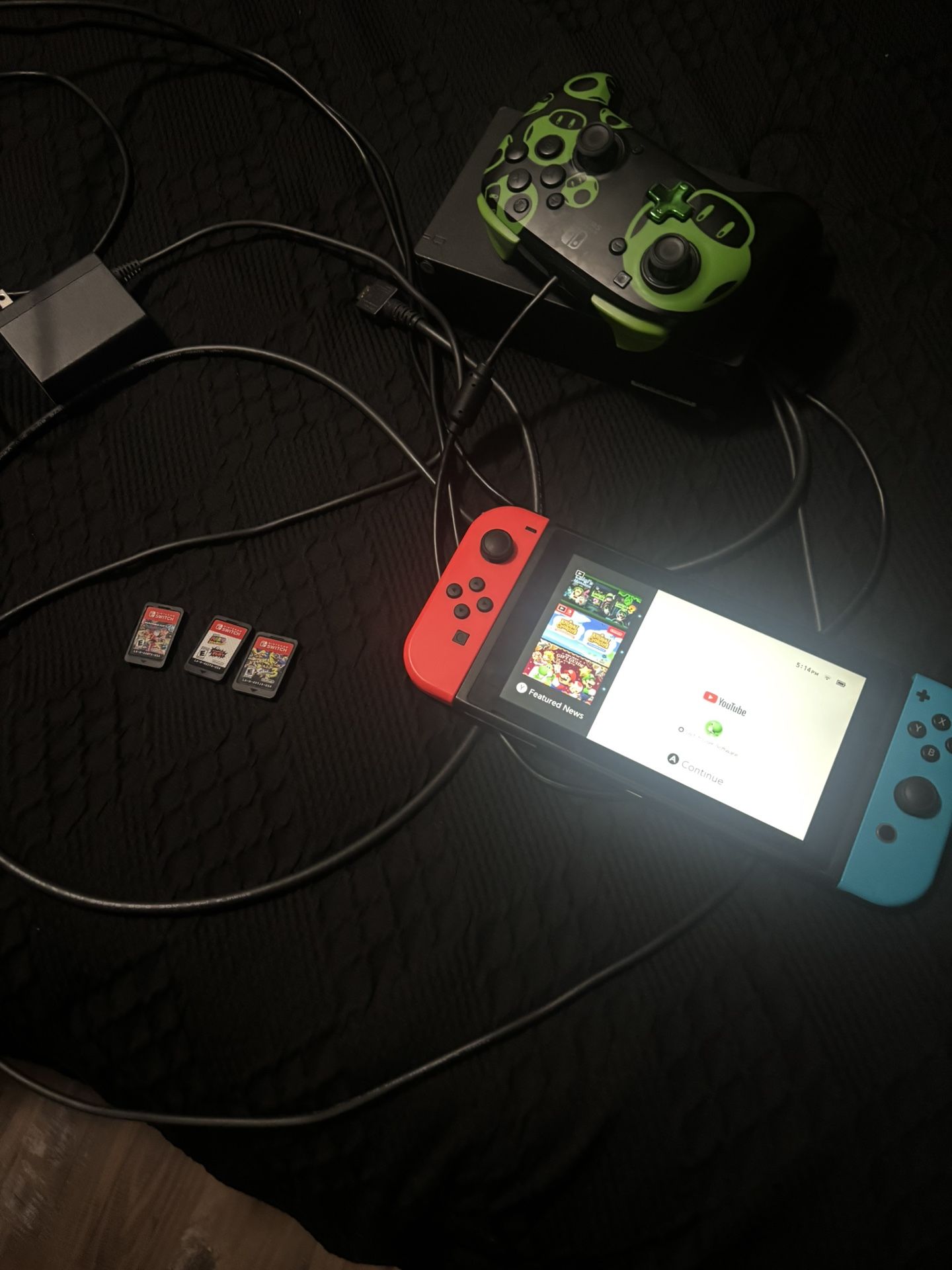 Nintendo Switch With Games 
