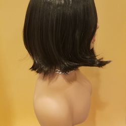 Short Black Straight Wig