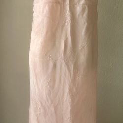 Motherhood Women's maternity Pink Floral Embroidered special occasion Dress