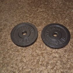 Yes 4 All Weight Plates 1inch Hole. $12. New.