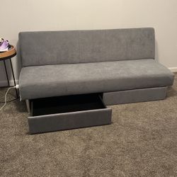 Sealy Futon With Two Storage Drawers