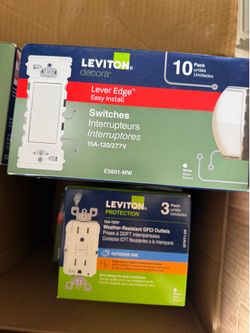 Leviton switches and GFCI