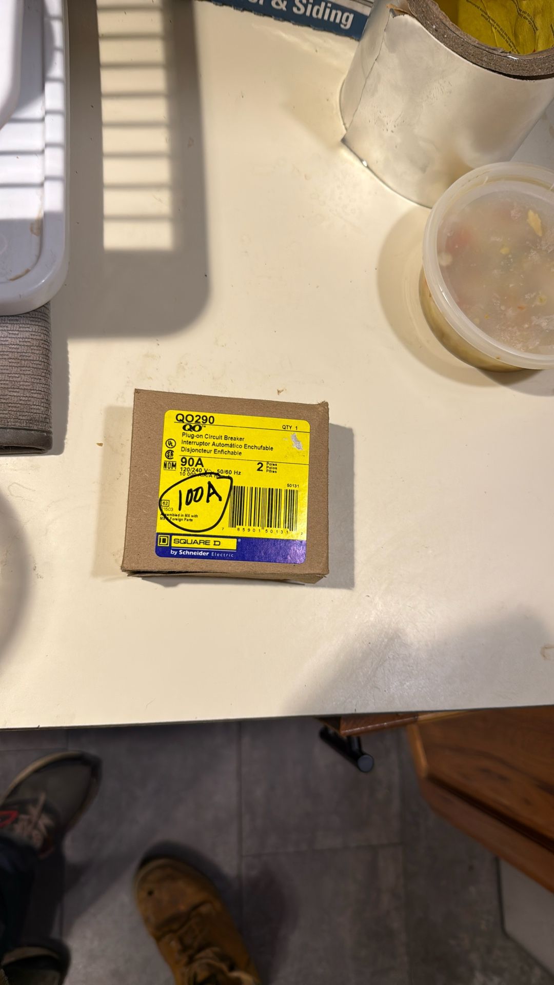 Square D QO 100 Amp Two Pole Breaker New