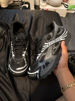 Bottega Veneta Orbit Sneakers Black Silver