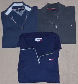 Tommy Hilfiger Half-Zip Pullovers Men's - Size XXL