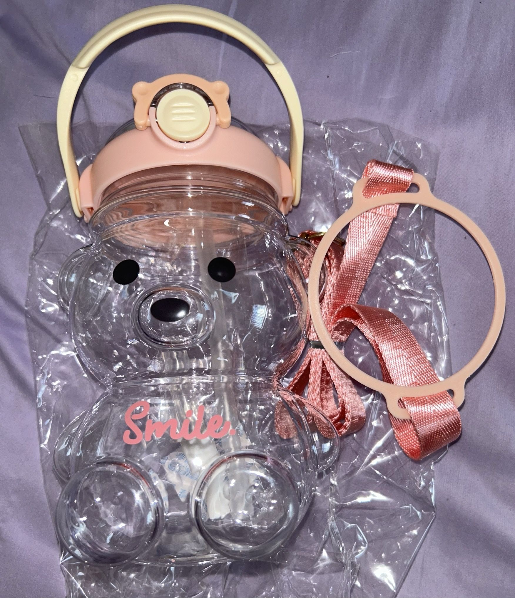 Starbucks Bear Cup Bottle Dupe (Plastic)