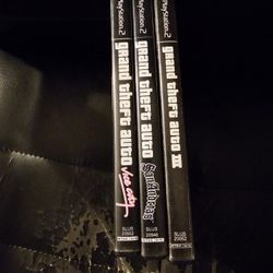 GTA III San Andreas Vice City