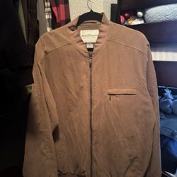 Brown Norm Thompson Bomber Jacket