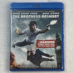 The Brothers Grimsby Blu-ray (2016) NEW Sealed | Sacha Baron Cohen | Digital HD 