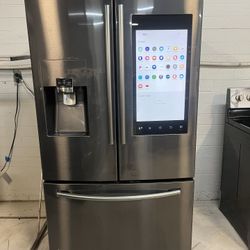 🖤 Samsung 3-Door Refrigerator – Black Stainless Steel 🖤
