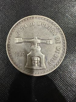 😍 1980 Casa de Moneda de Mexico Silver Coin (Rare)