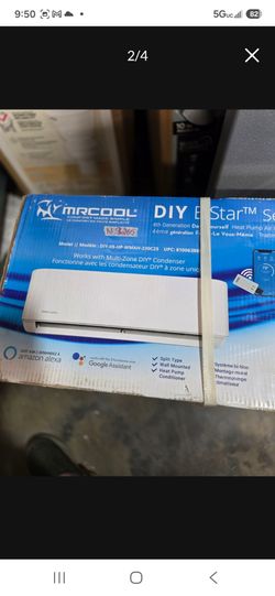 MRCOOL
DIY 9000BTU 3/4-Ton Wall Mount Mini Split Air Handler Only w/ 25ft. DIY Comm Cable,Remote and Smart Control 208/230-Volt