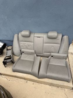 Gray Rear Seats e92 BMW