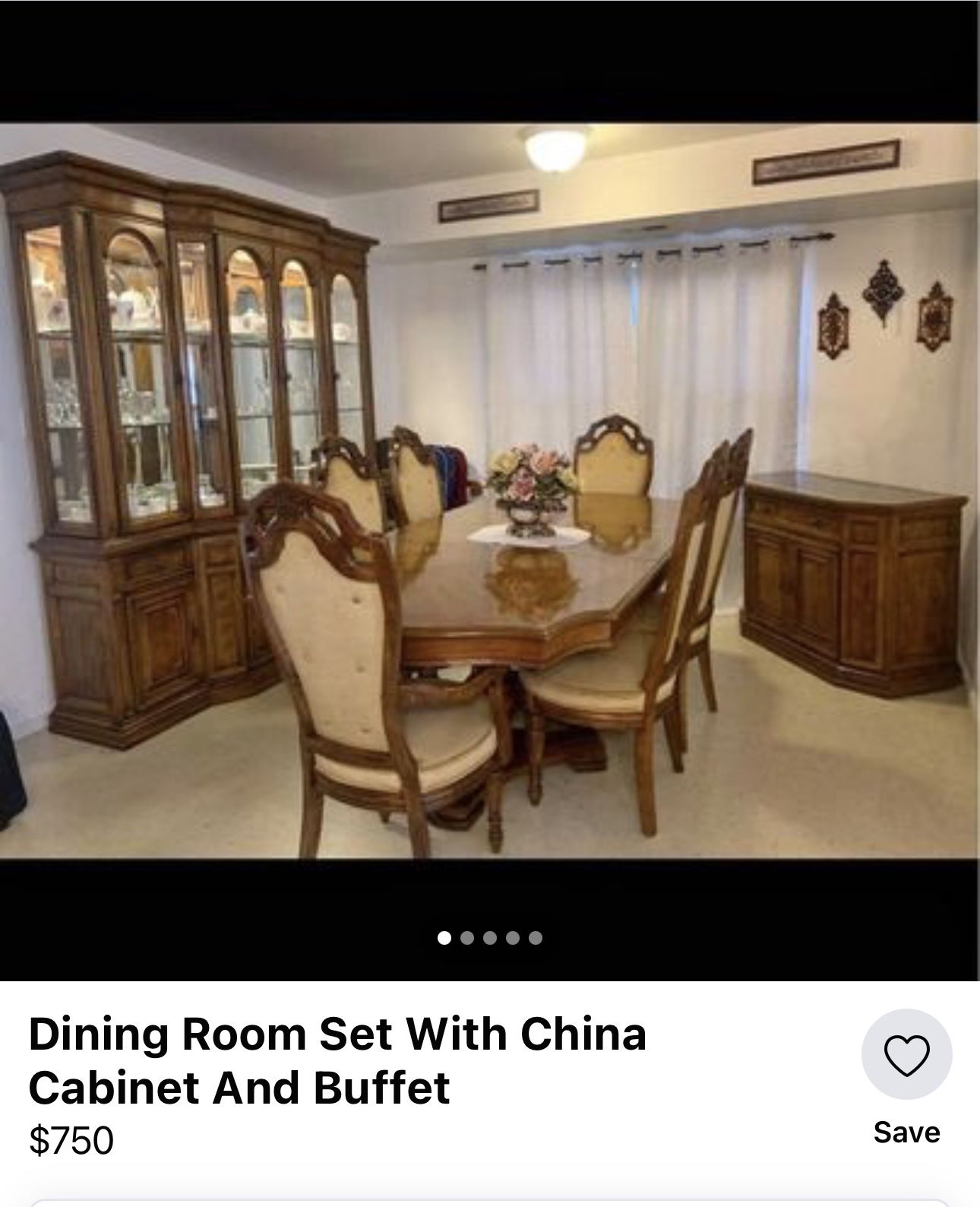 Dining Room Set With China Cabinet And Buffet