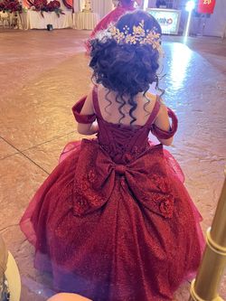 Red dress Mini Quinceañera