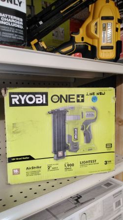 RYOBI ONE + 18V BRAD NAILER (TOOL ONLY)