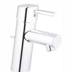 GROHE  Concetto Single Hole Single-Handle Low-Arc Bathroom Faucet in StarLight Chrome
