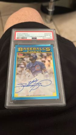 1993 Sammy Sosa Autographed PSA 10