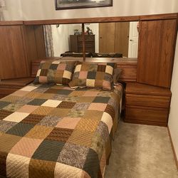 Solid Oak Queen Bedroom Set