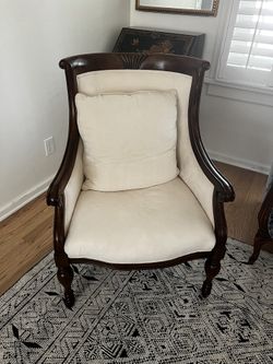 White Vintage Armchairs (Set)