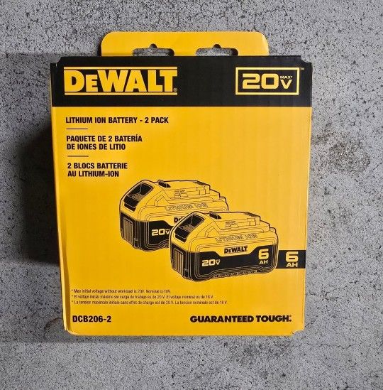 Dewalt 20v 6.0 Battery Pack