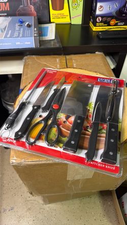 8-Piece Stainless Steel Kitchen Knife Set