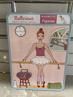Pottery Barn Kids Mudpuppy Ballerinas Magnetic Figures