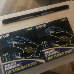 UPGRADED RECHARGEABLE LED FLASHLIGHT GLOVES