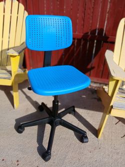 Blue Desk Chair 