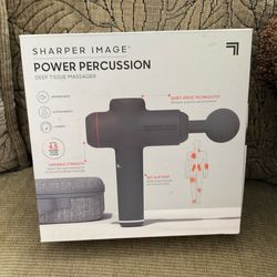 Sharper Image Power Percussion Deep Tissue Massager – Brand New