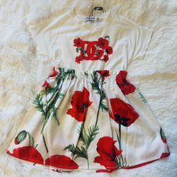 Red Flower Dress